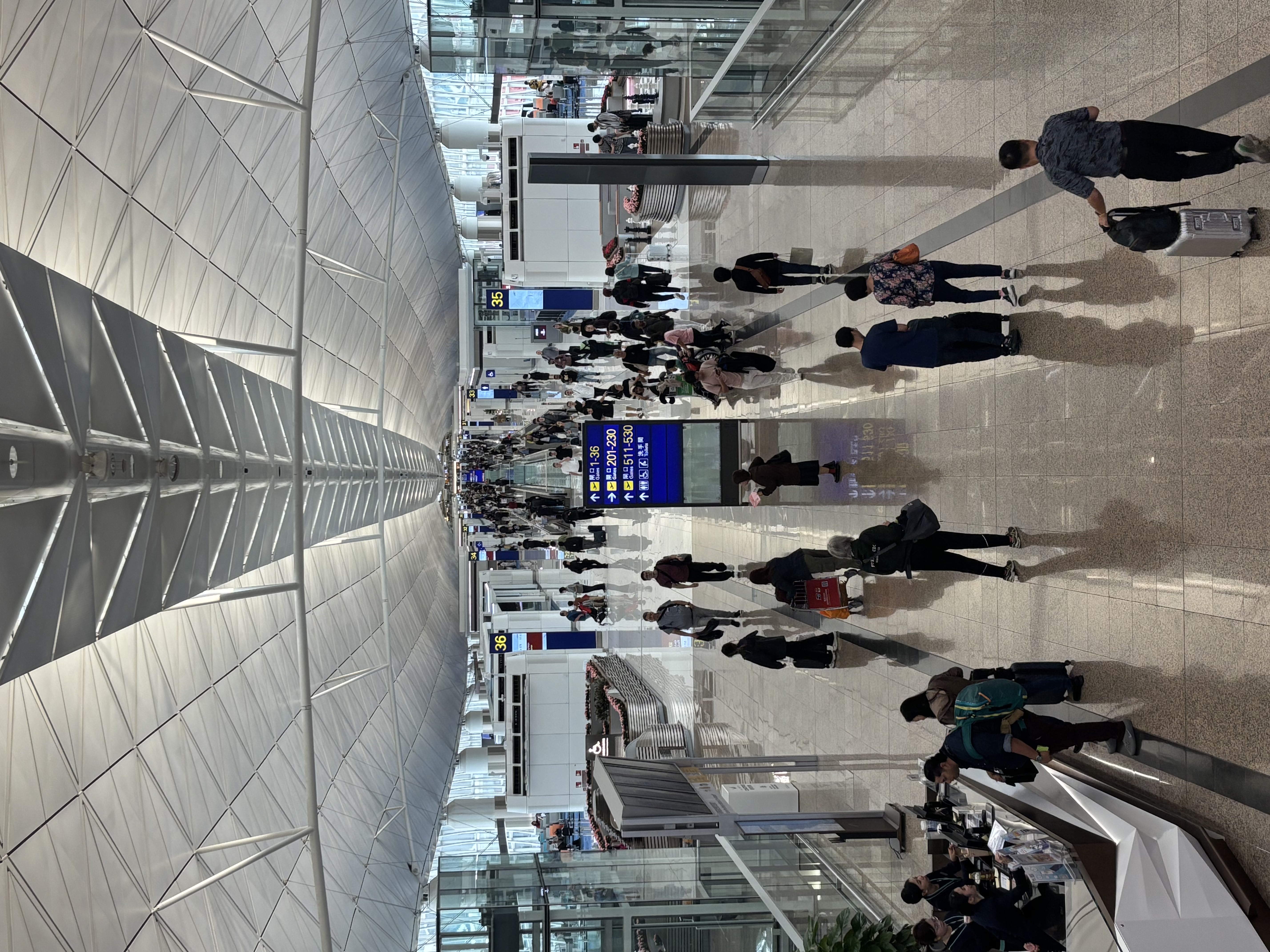 around 80 gates at the airport